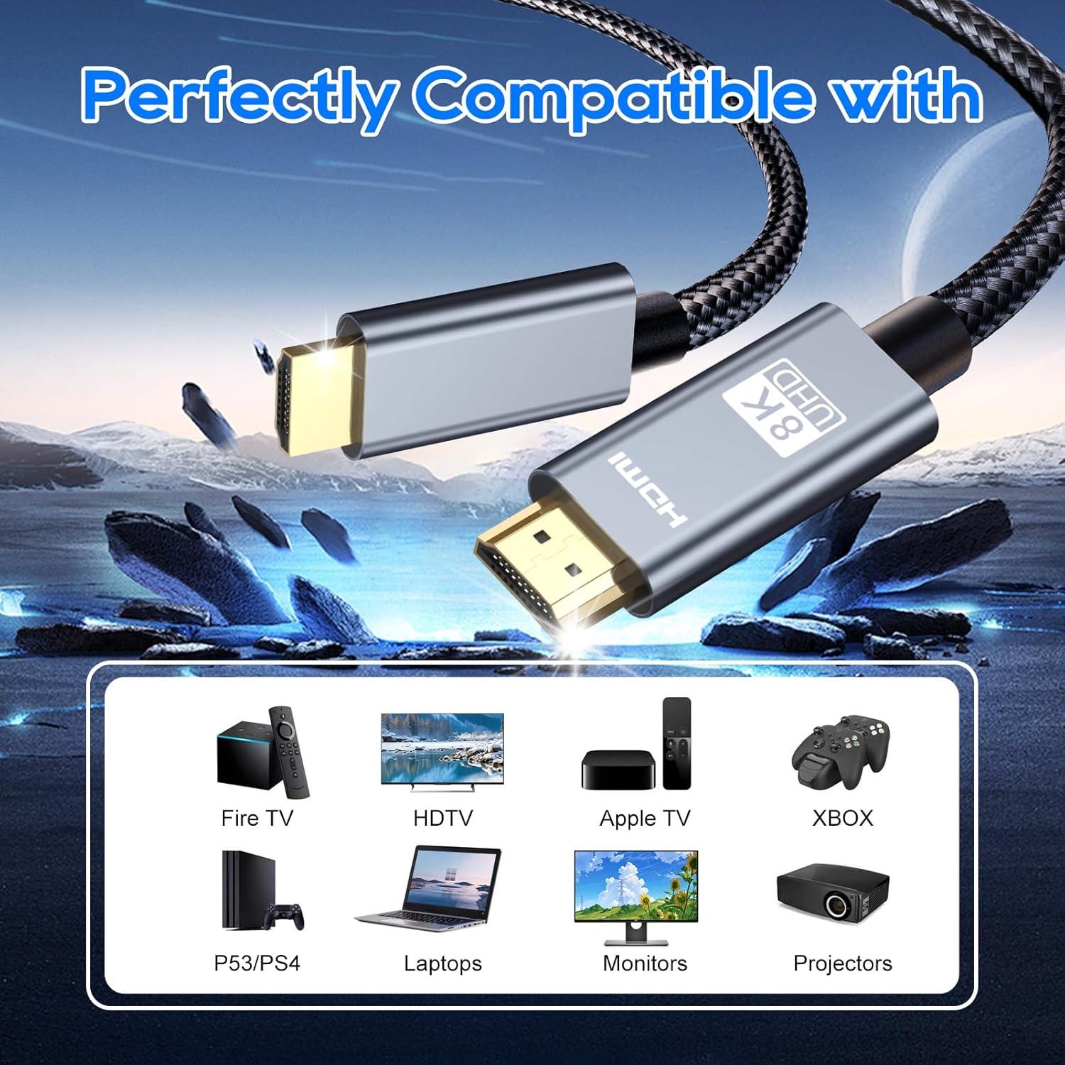 Cable HDMI 2.0M UCEC 8K 48Gbps Ultra Alta Velocidad