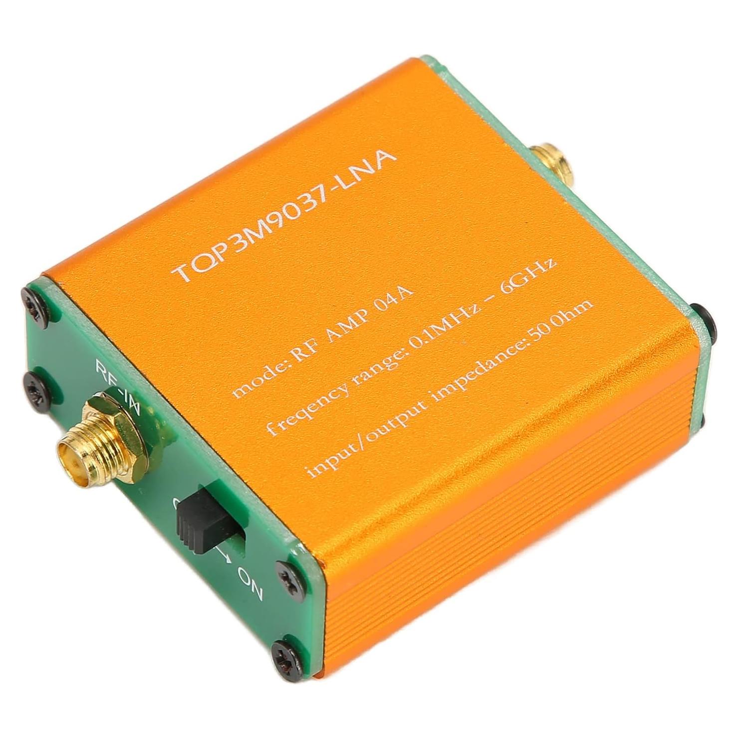 Amplificador de Bajo Ruido Pomya 20dB 0.1MHz a 6GHz con Batería