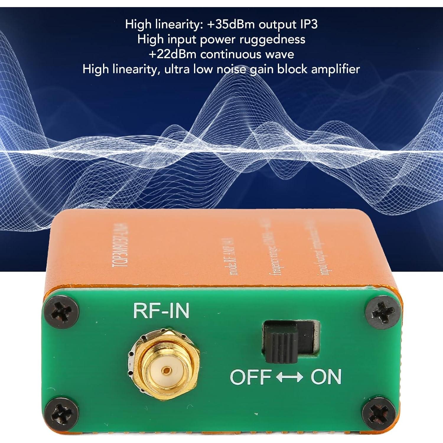Amplificador RF GOSHYDA 0.1MHz-6GHz 20dB Bajo Ruido