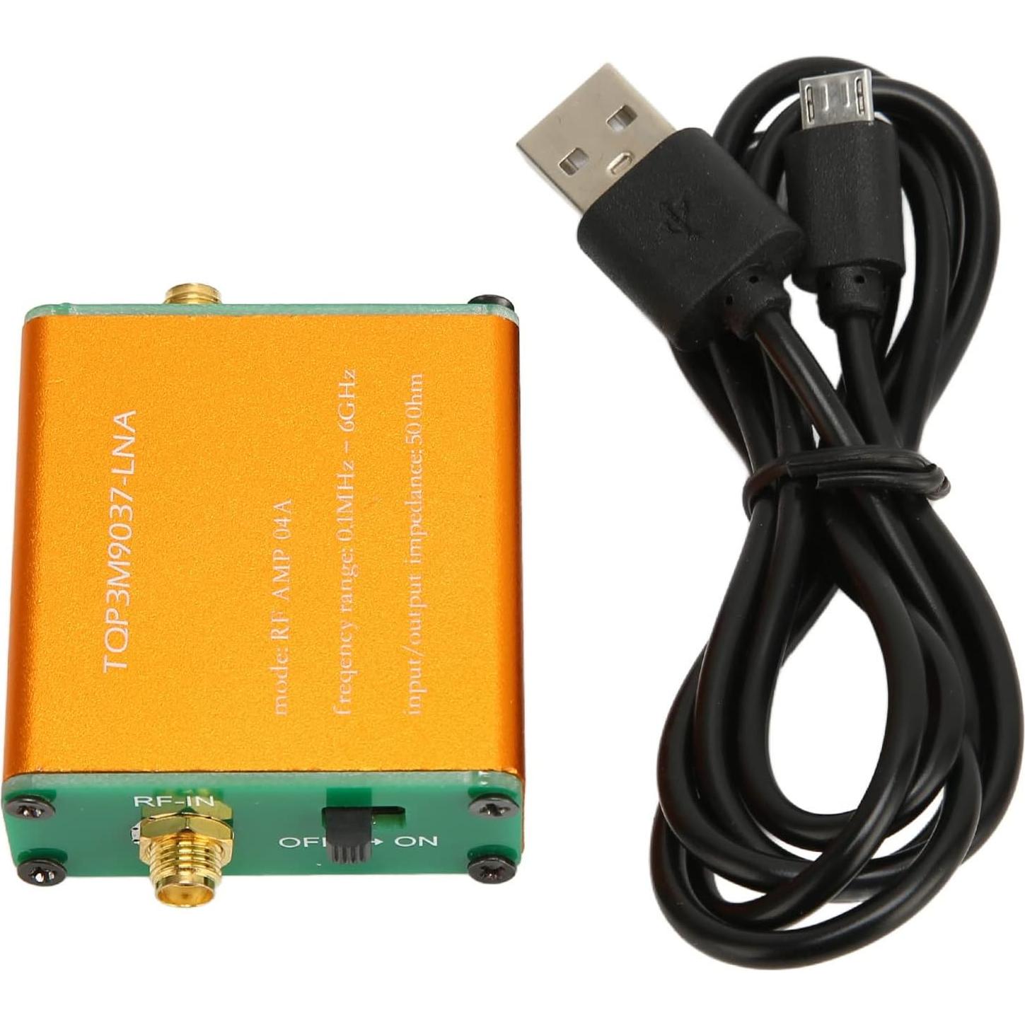 Amplificador RF GOSHYDA 0.1MHz-6GHz 20dB Bajo Ruido