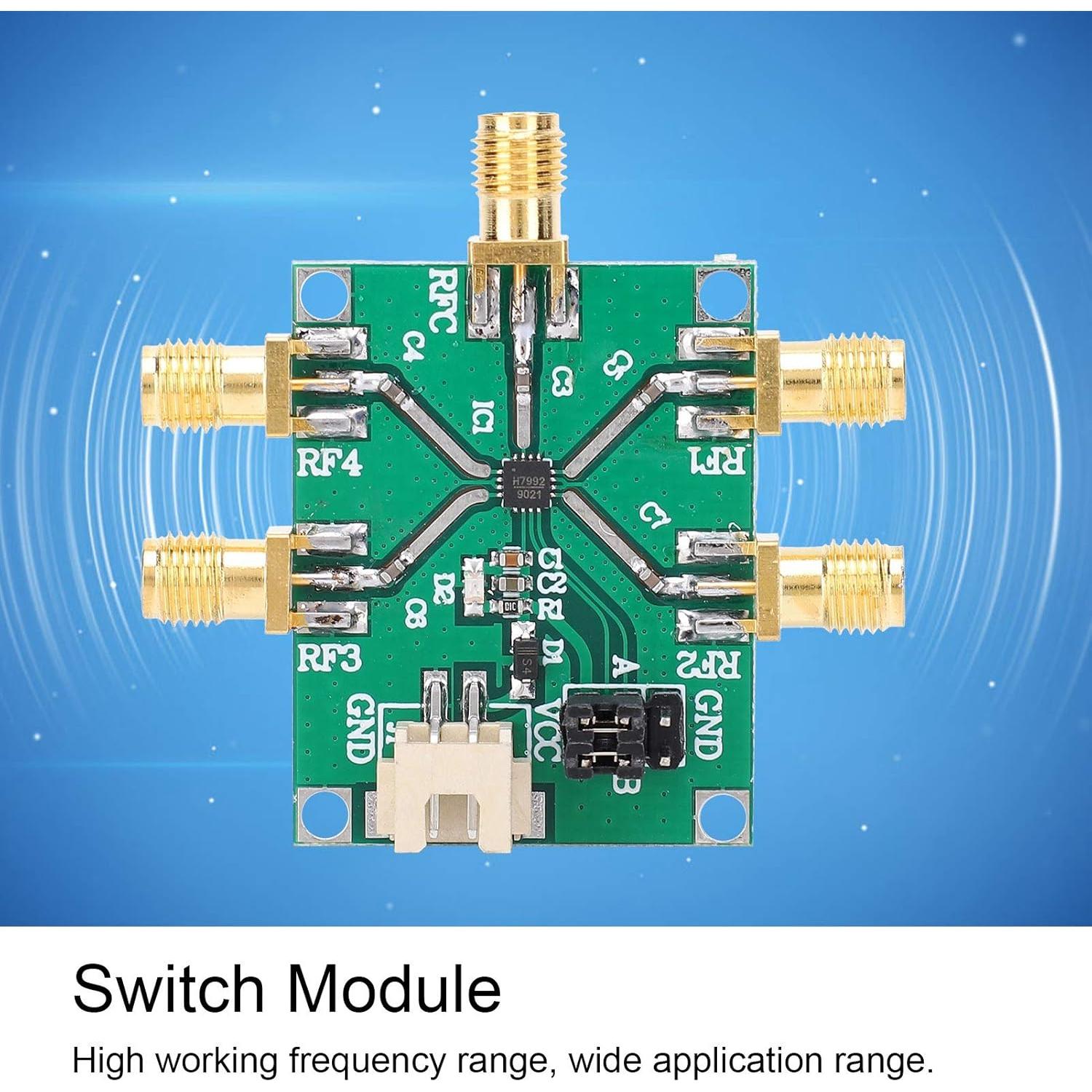 Módulo Interruptor RF Hilitand 0.1-6GHz 3V-5V Compacto