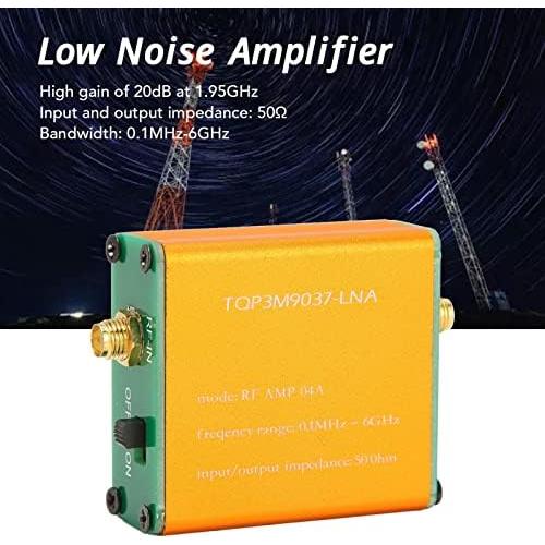 Amplificador RF de Bajo Ruido 20dB Genérico 0.1-6GHz con Batería