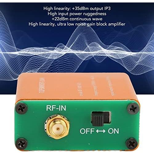 Amplificador RF de Bajo Ruido 20dB Genérico 0.1-6GHz con Batería