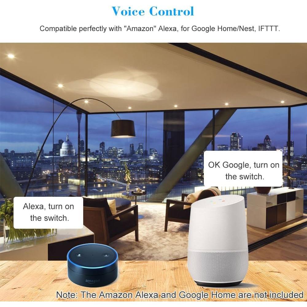 Interruptor WiFi Smilewolf SW-DC5V 7-32V para Automatización