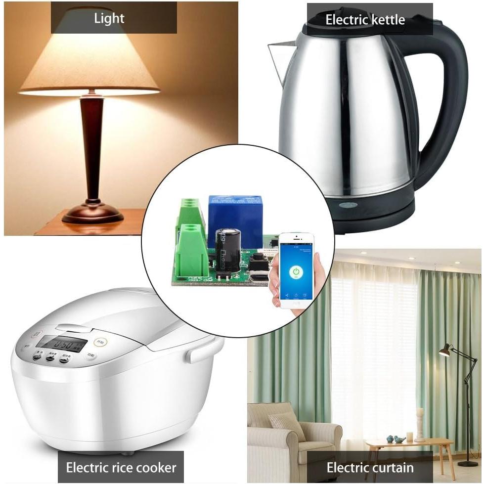 Interruptor WiFi Smilewolf SW-DC5V 7-32V para Automatización