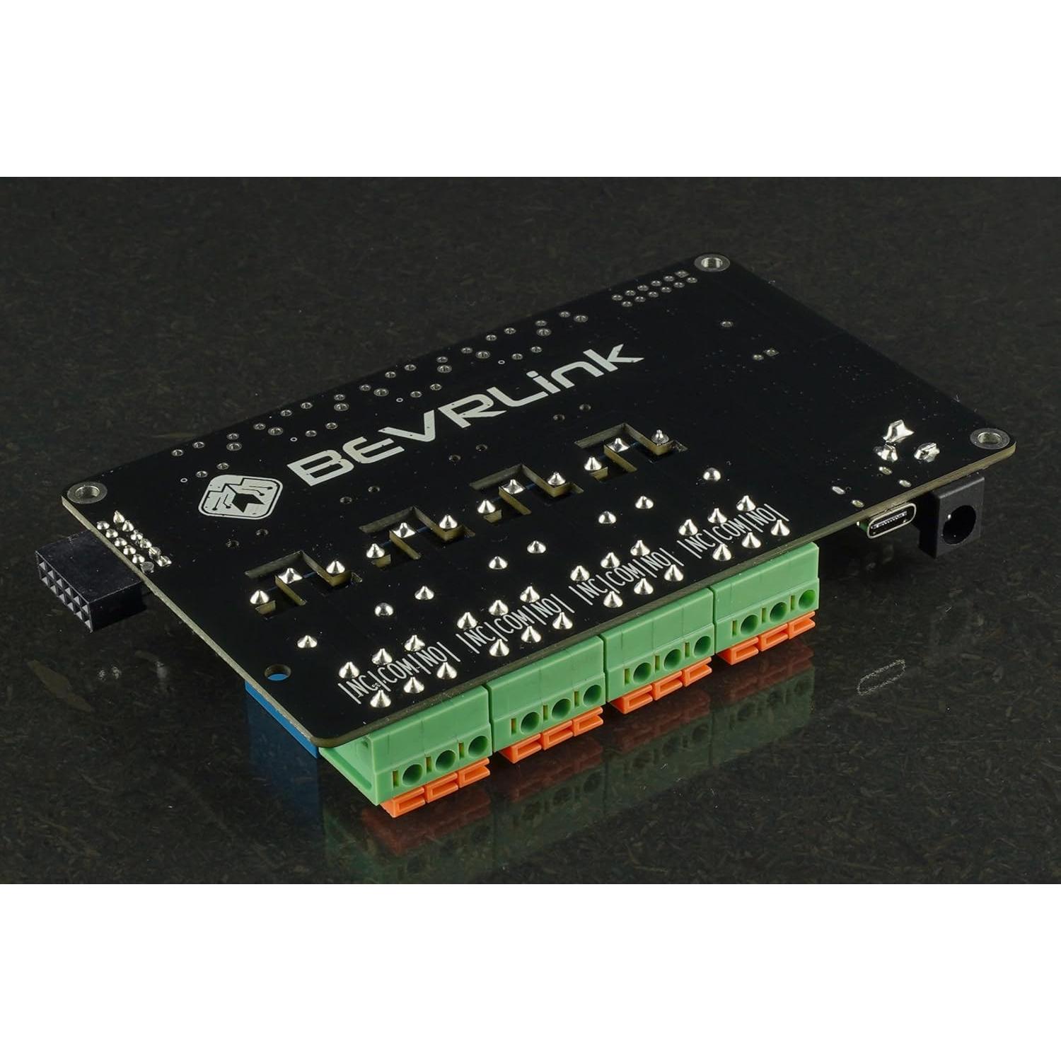 Módulo de Relé 4 Canales BEVRLink ESP32-C6 WiFi Bluetooth Zigbee