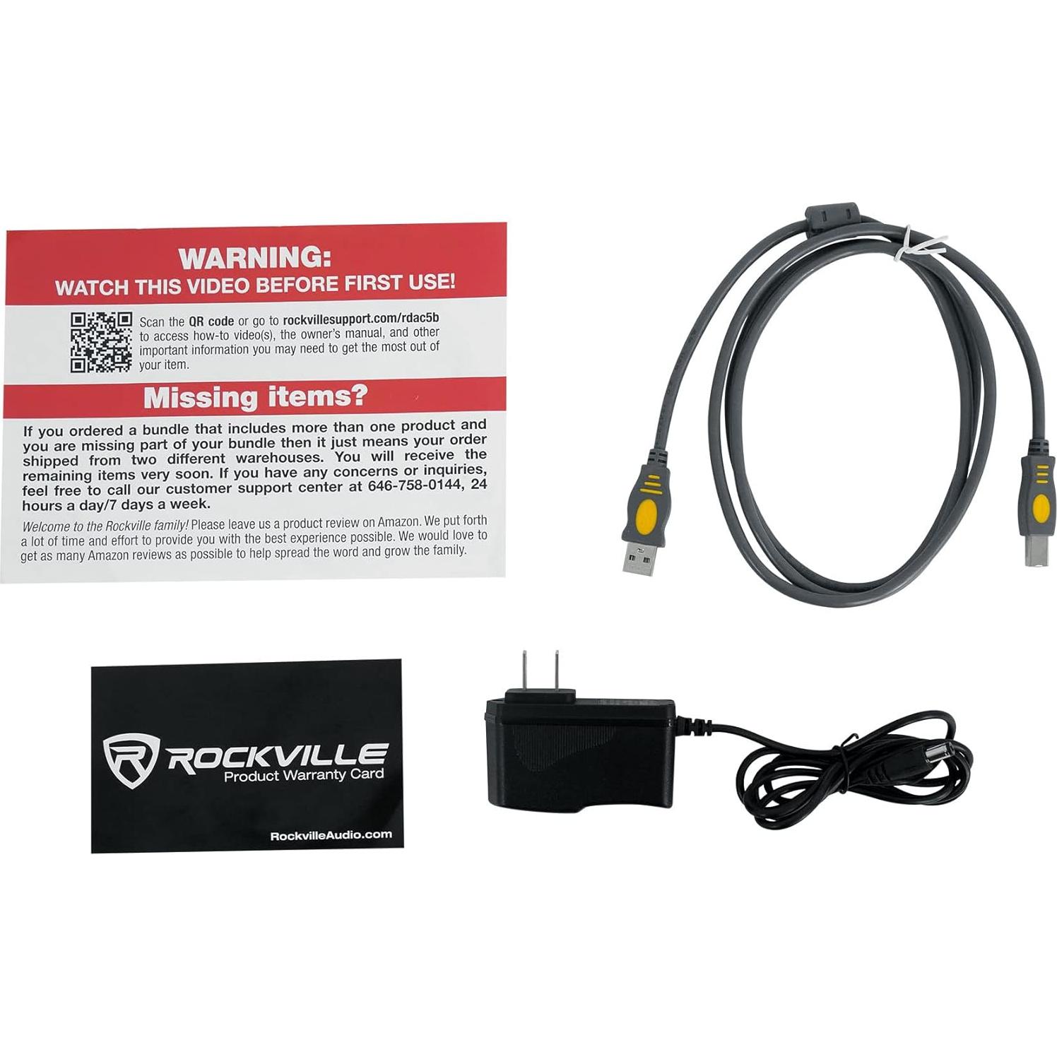 Convertidor Digital a Analógico Rockville RDAC5B 24-Bit 192kHz