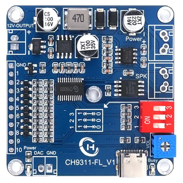 Módulo de Voz JRGKJCP CH9311-FL 20W USB MP3 8MB