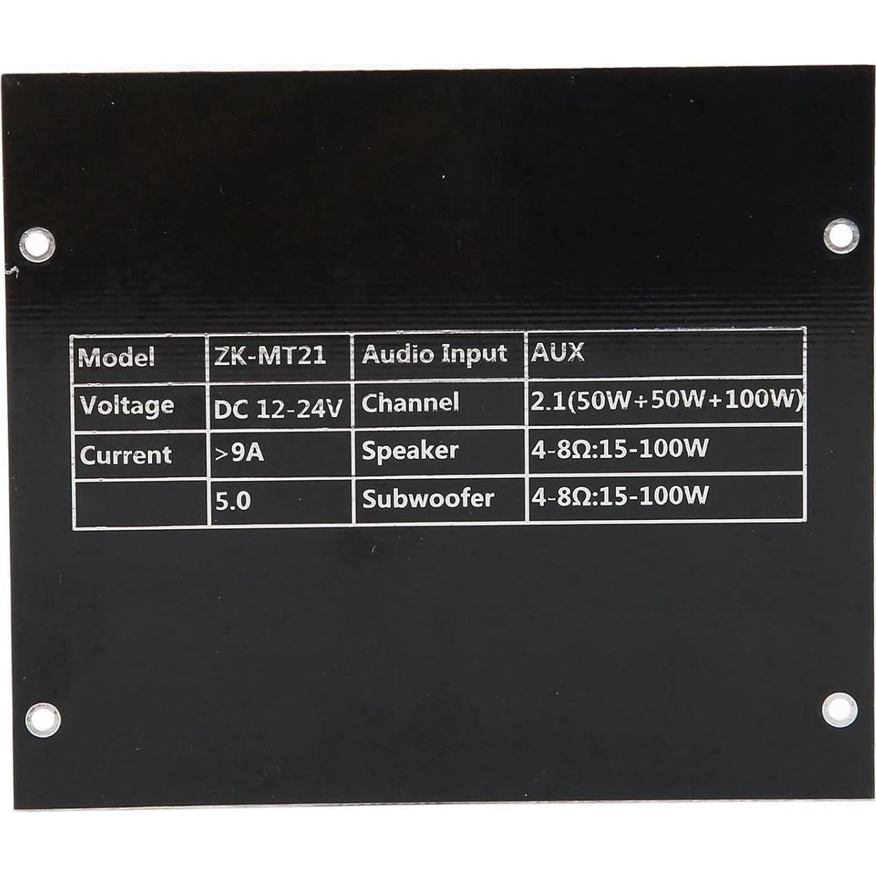 Placa Amplificador Estéreo Digital ZK-MT21 Bluetooth 2.1 50W