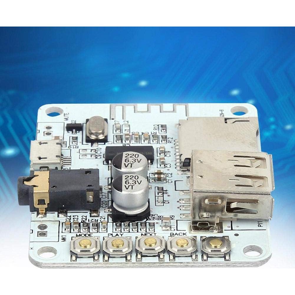 Placa Receptora Bluetooth USB 5V Walfront - MP3, WMA, WAV, FLAC, APE