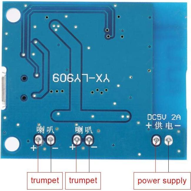 Módulo Amplificador Bluetooth 15W Doble Canal Walfront