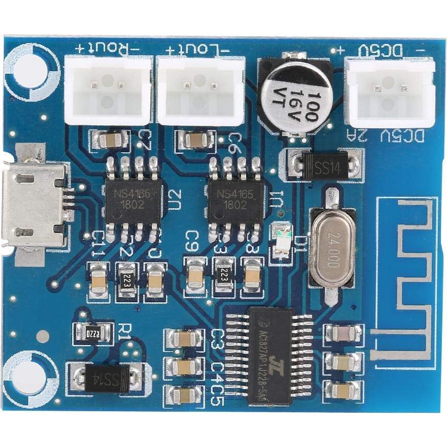 Módulo Amplificador Bluetooth 15W Doble Canal Walfront