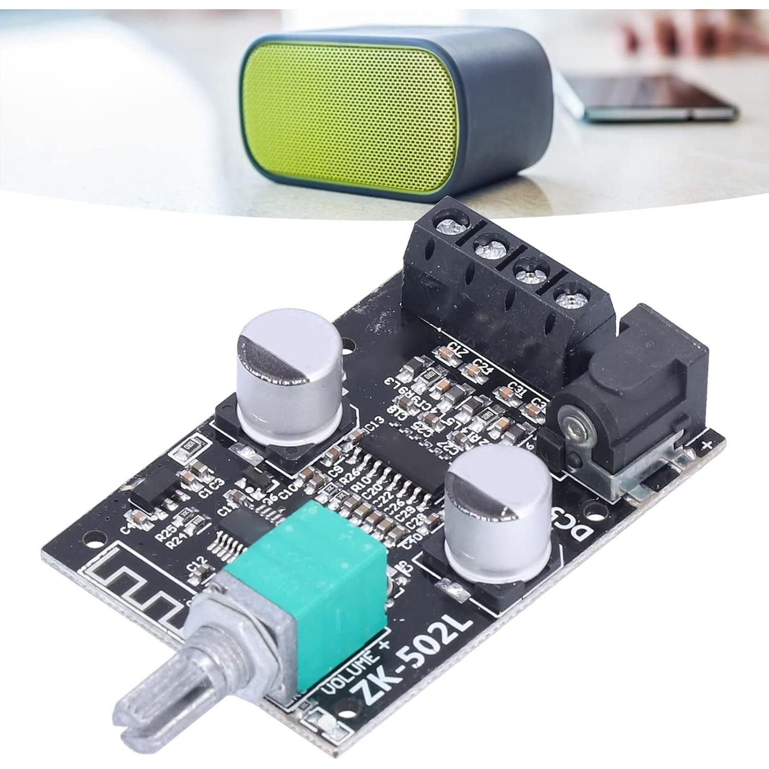 Placa Amplificadora de Potencia Bluetooth 5.0 ZK-502L 20W-50W