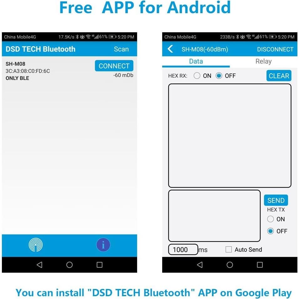 Módulo Bluetooth 5.0 DSD TECH HM-19 CC2640R2F para DIY