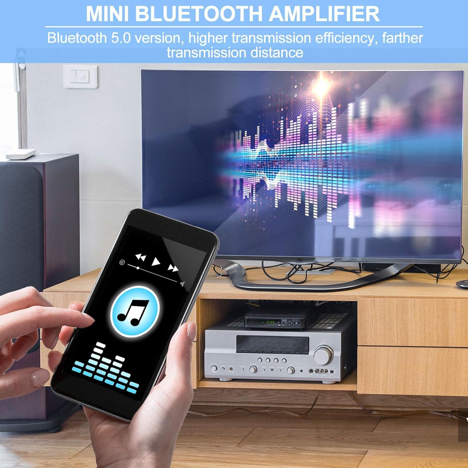 Mini Placa Amplificadora Bluetooth MakerHawk ZK-1002L 2X100W