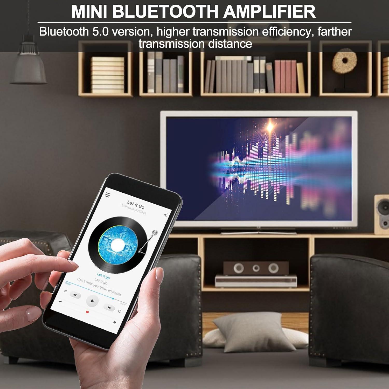 Mini Placa Amplificadora Bluetooth MakerHawk ZK-1002L 2X100W