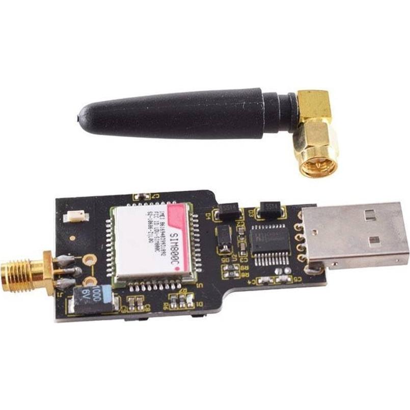 Módulo GSM GPRS USB SIM800C 4 bandas con Bluetooth y antena