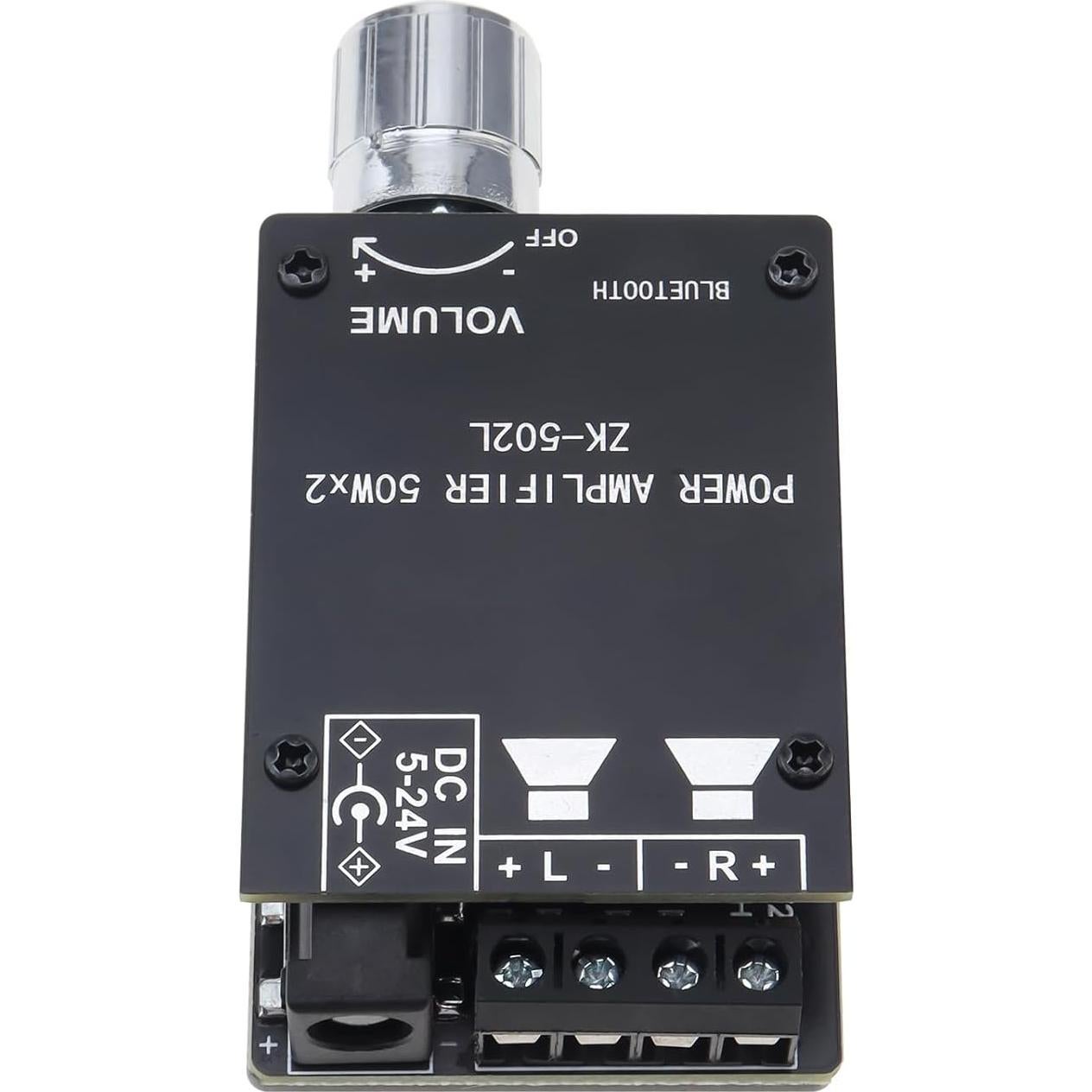 Amplificador Bluetooth 50W x 2 ZK-502L 5V-24V 2 Canales