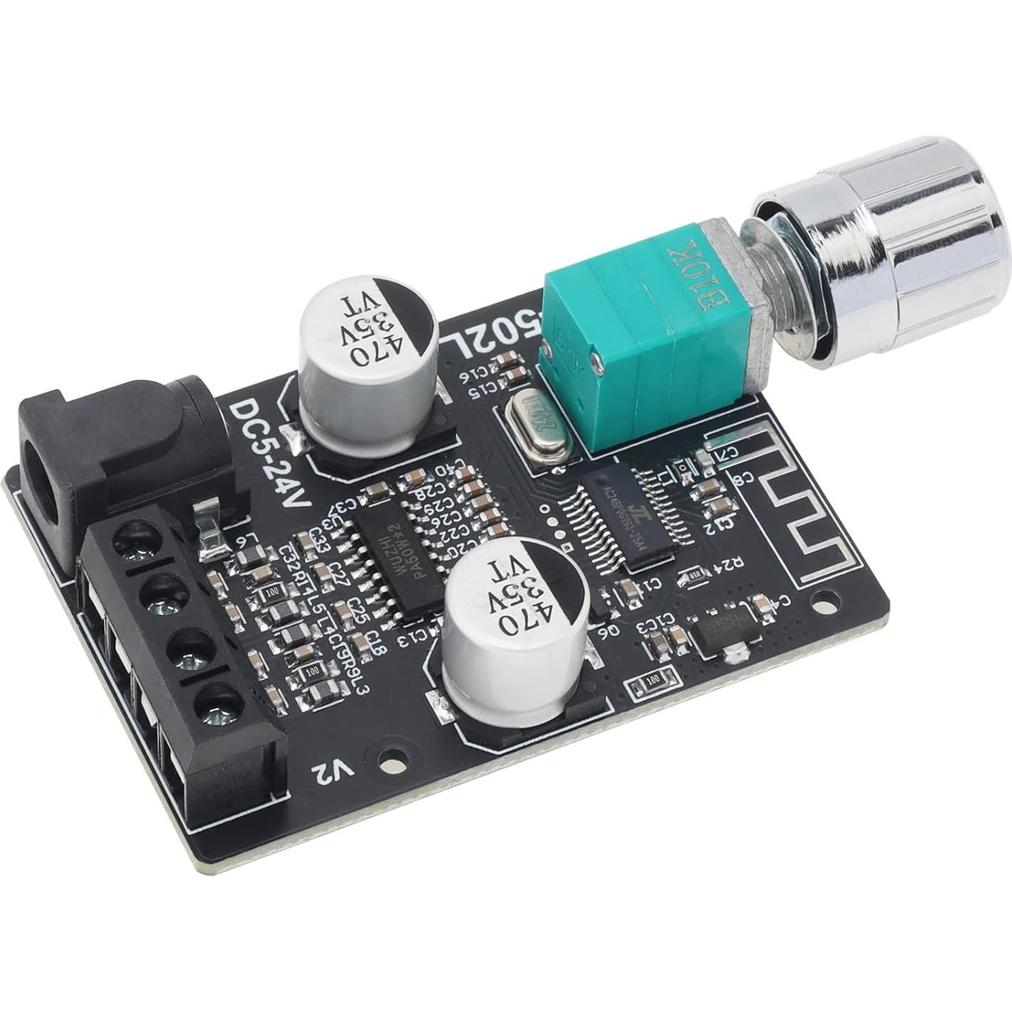 Amplificador Bluetooth 50W x 2 ZK-502L 5V-24V 2 Canales