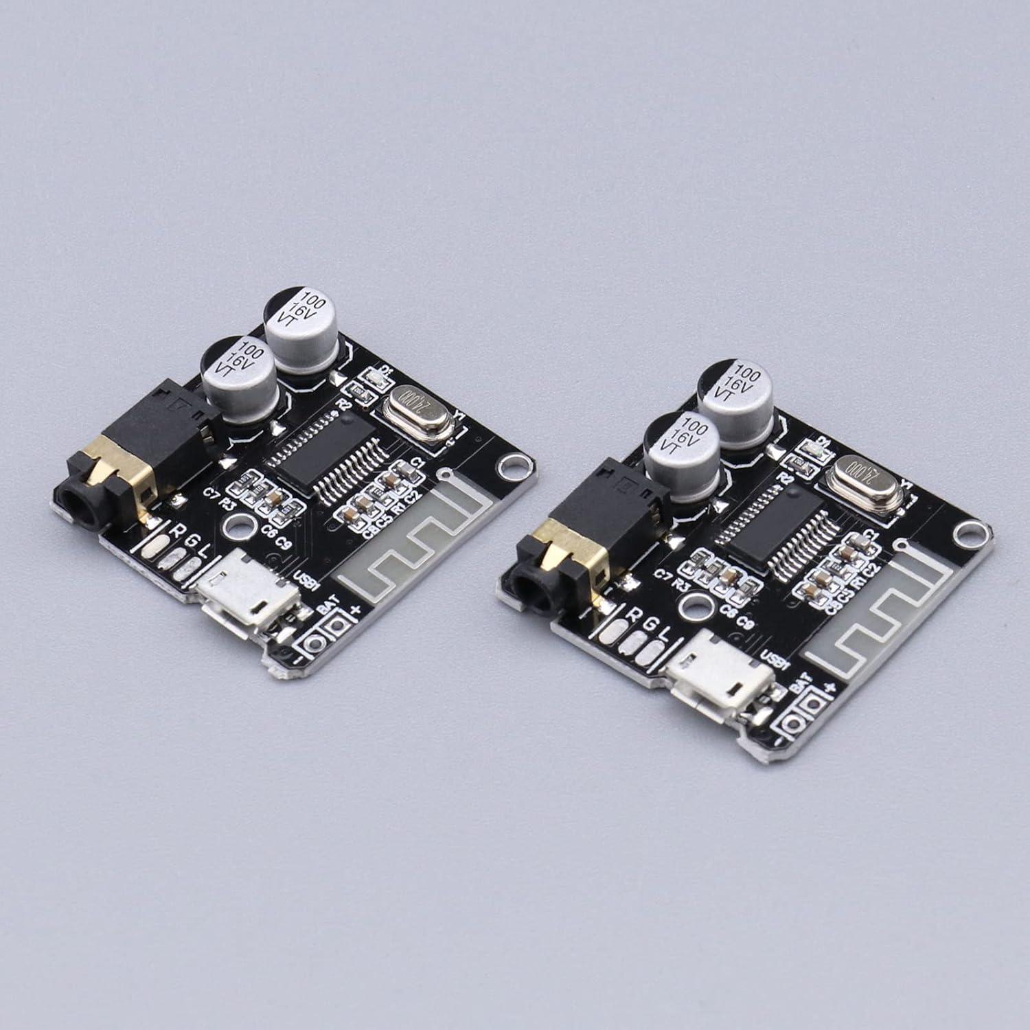 Placa Receptora de Audio Bluetooth 5.0 ECSiNG 4 Pcs 3x3cm