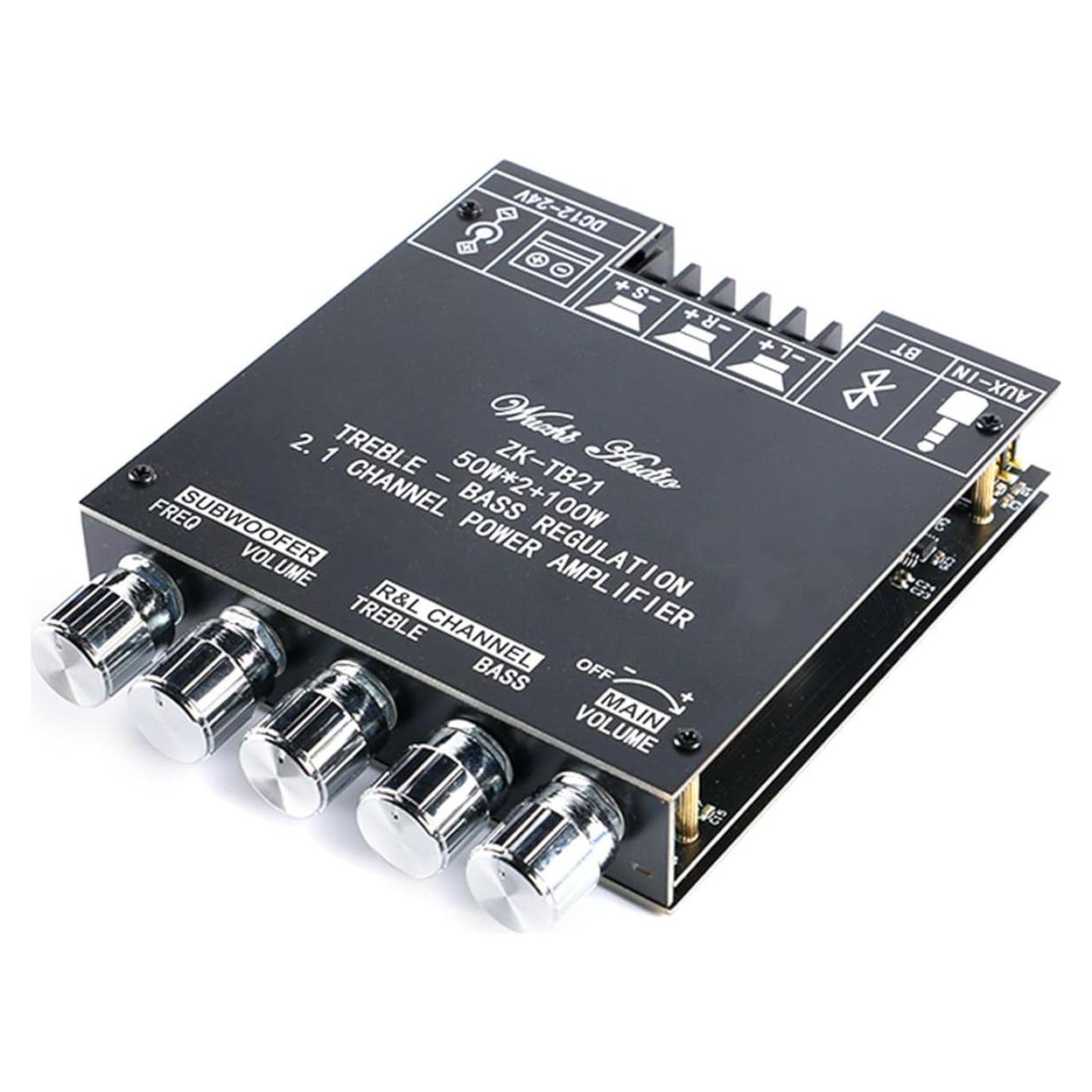 Amplificador de Audio 2.1 ZK-TB21 Bluetooth 5.0 200W HiFi