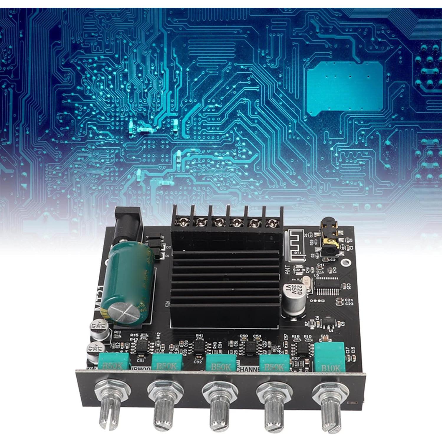 Placa Amplificador Potencia Bluetooth 5.0 GOSHYDA 2.1 Canales