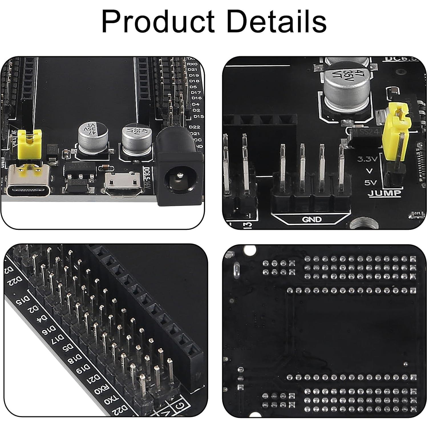 Placa de Expansión GPIO 30 Pines ACEIRMC ESP32-DevKitC-32