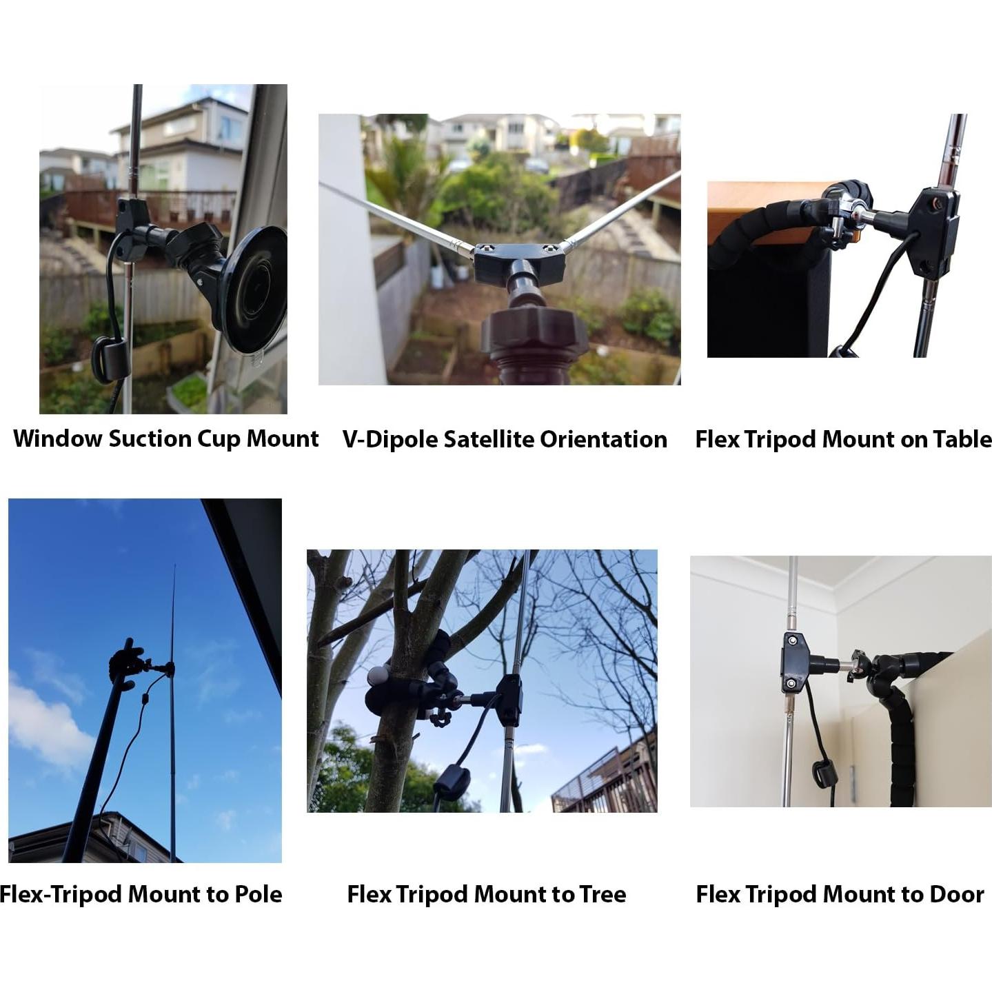 Kit de Antena Dipolo Multipropósito RTL-SDR Blog 60cm