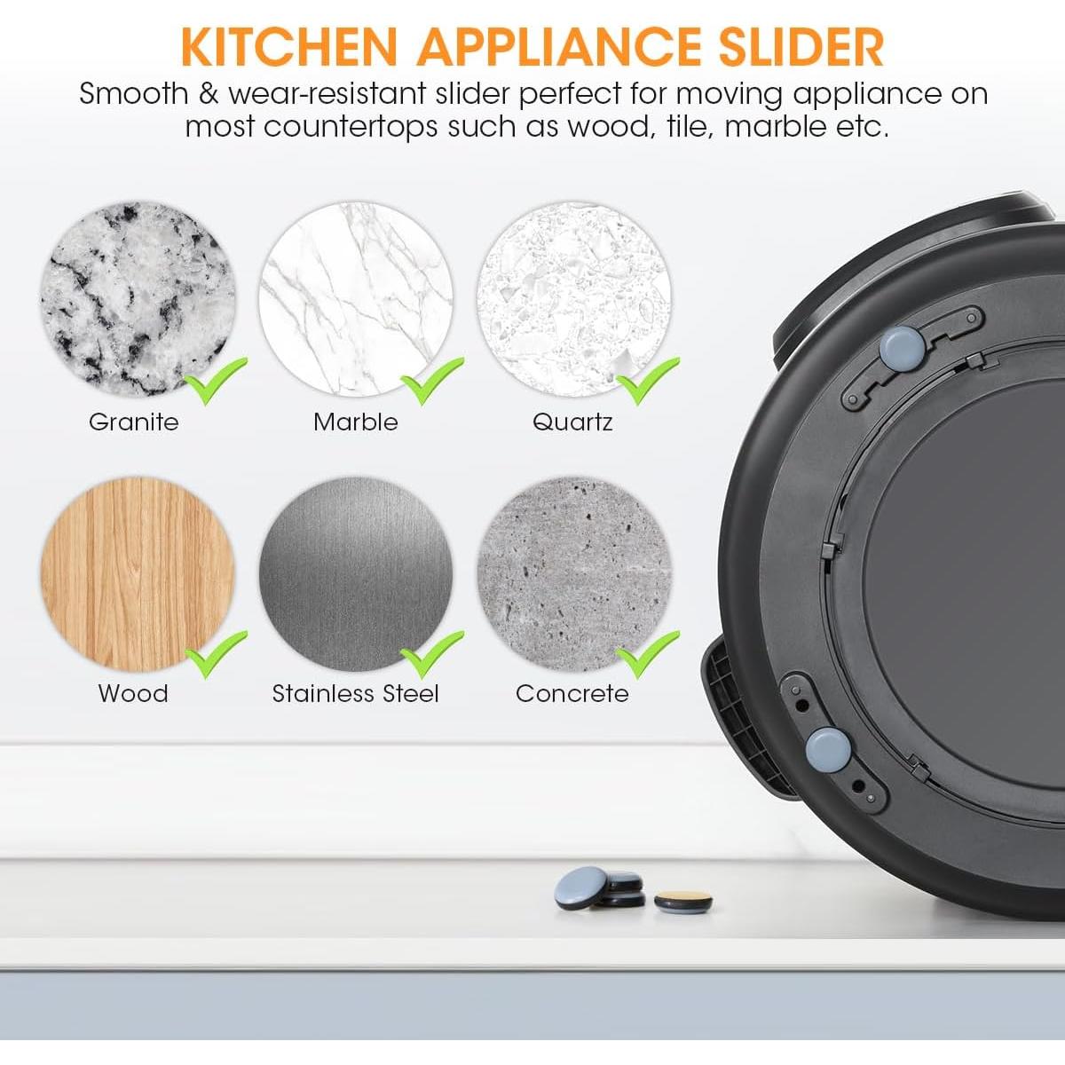 Deslizadores Aieve 8 Pcs Autoadhesivos para Electrodomésticos