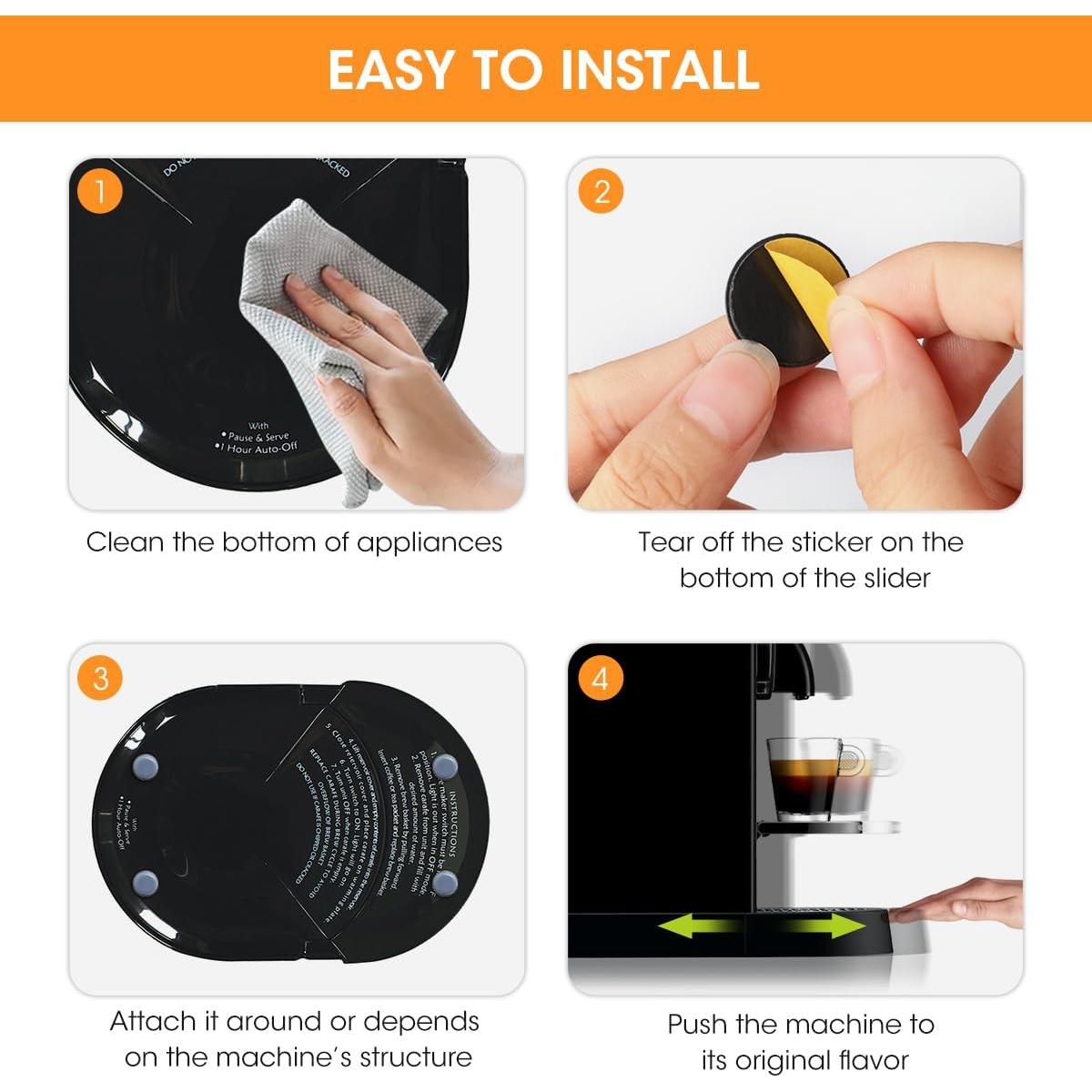 Deslizadores Aieve 8 Pcs Autoadhesivos para Electrodomésticos