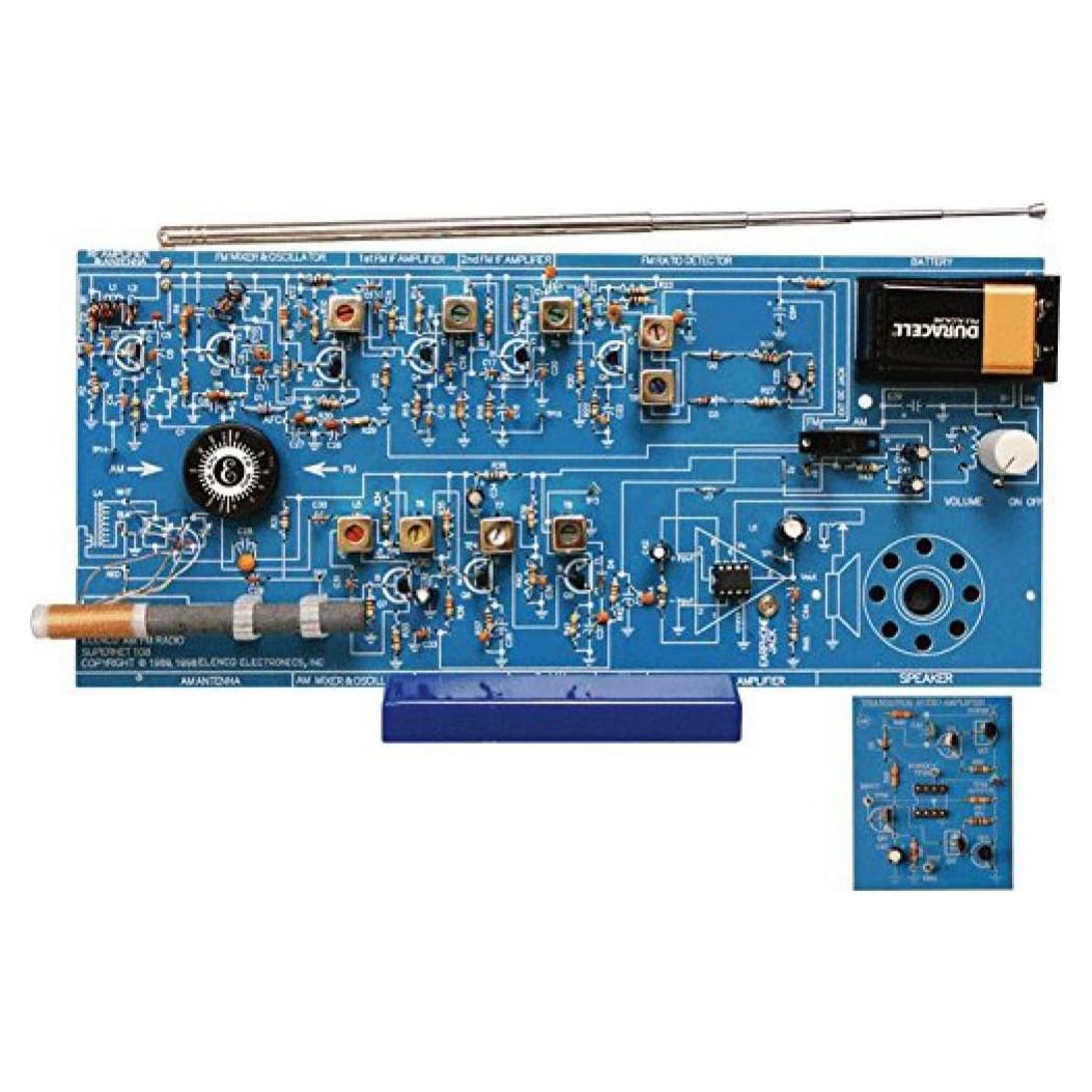 Kit de Radio AM/FM Elenco AMFM108CK - Superheterodino