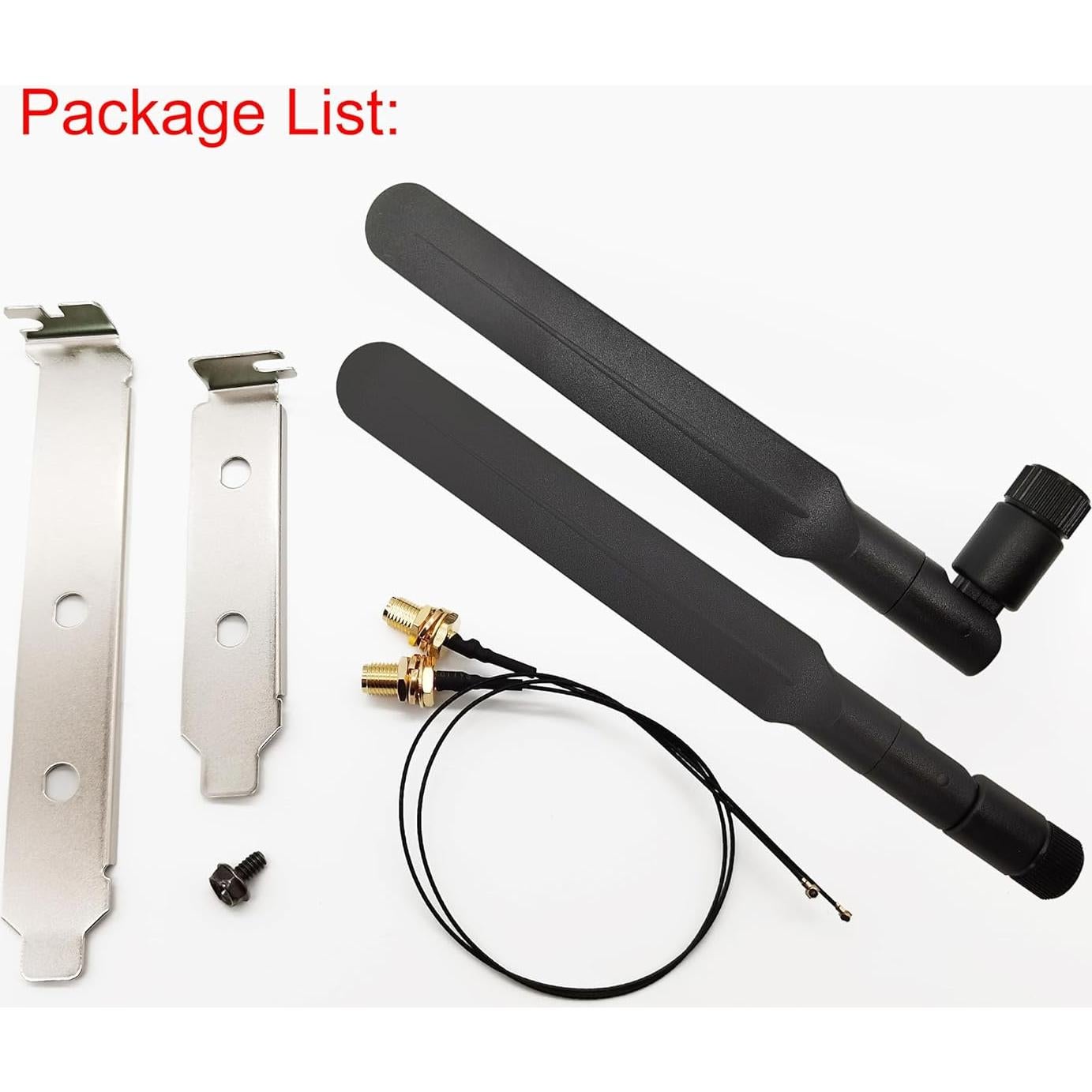 Antena WiFi 6E Tri-Banda Tenmory con Cable Extensión 25.4cm