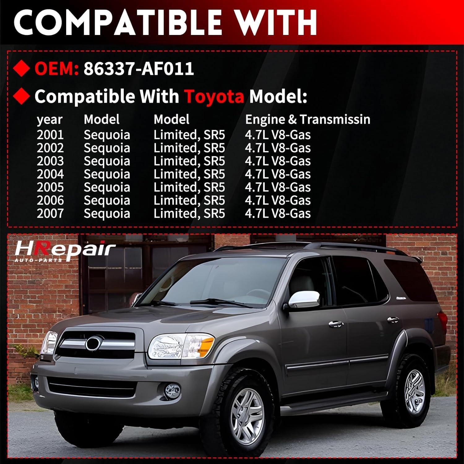 Mástil de Antena HRepair para Toyota Sequoia 2001-2007