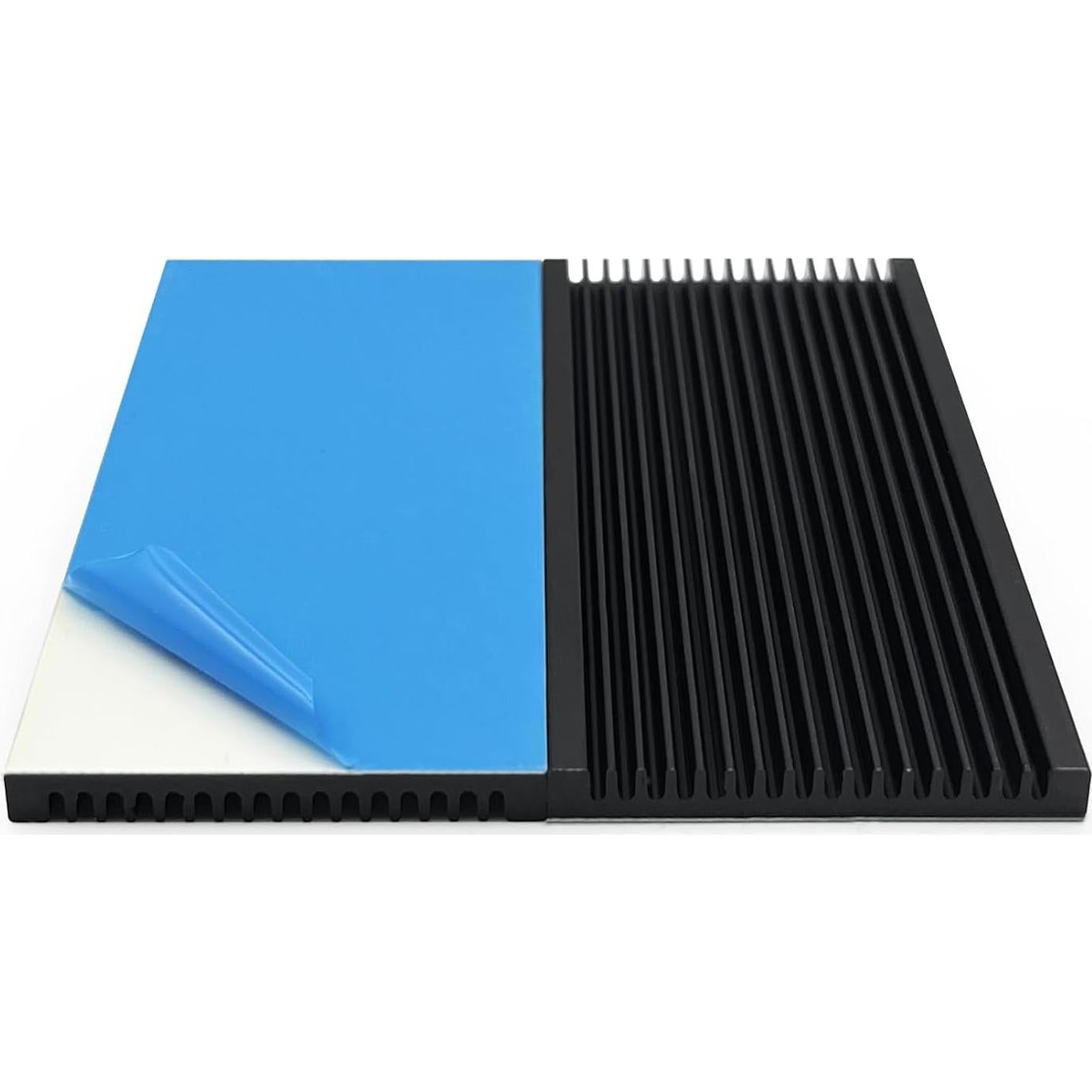 Disipador de Calor de Aluminio Awxlumv 100x45x5mm 2 Pcs