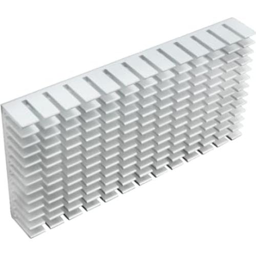 Disipador de Calor Aluminio SJZBIN 80x40x11mm 2 Piezas