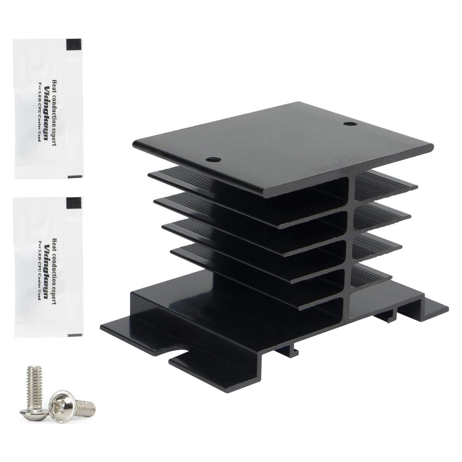 Disipador de Calor de Aluminio CGELE 80x50mm para Relé 10A 25A 40A