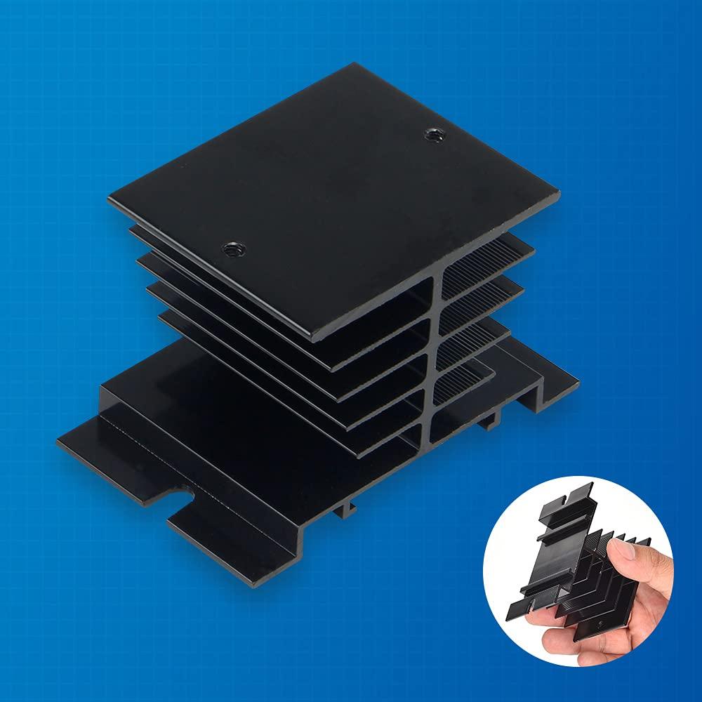 Disipador de Calor de Aluminio CGELE 80x50mm para Relé 10A 25A 40A