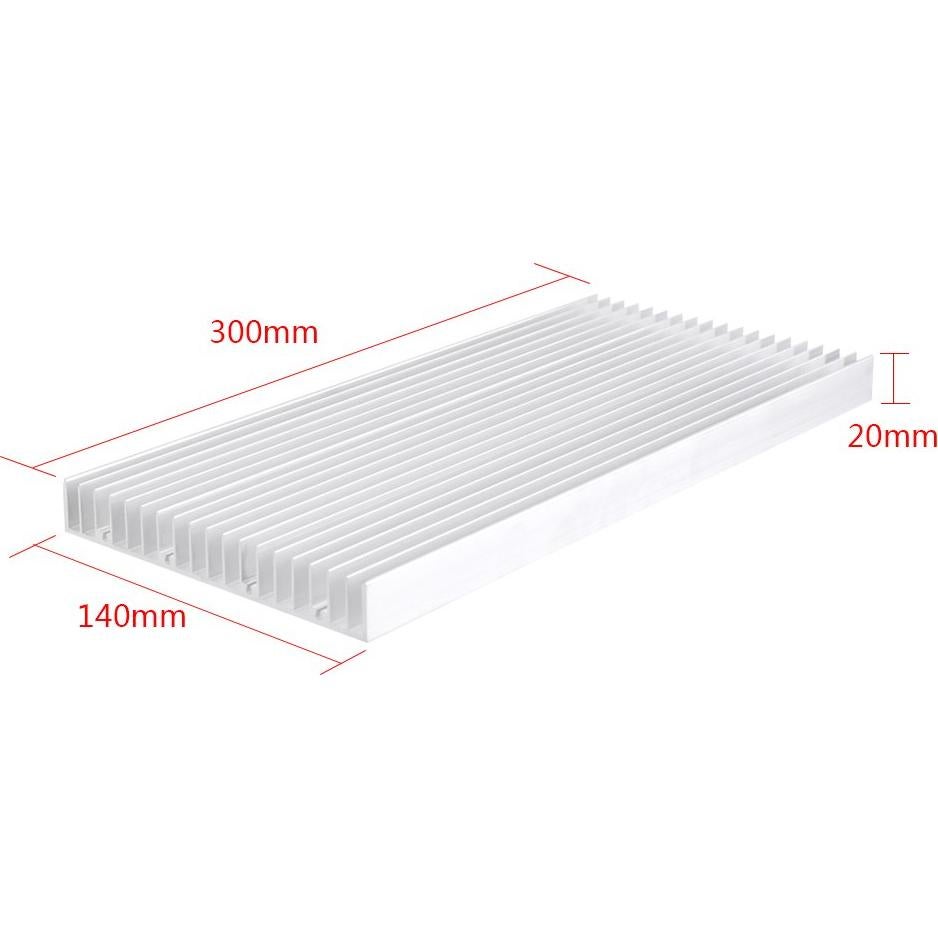 Disipador de Calor de Aluminio Tyenaza 30x14x2cm 19 Aletas
