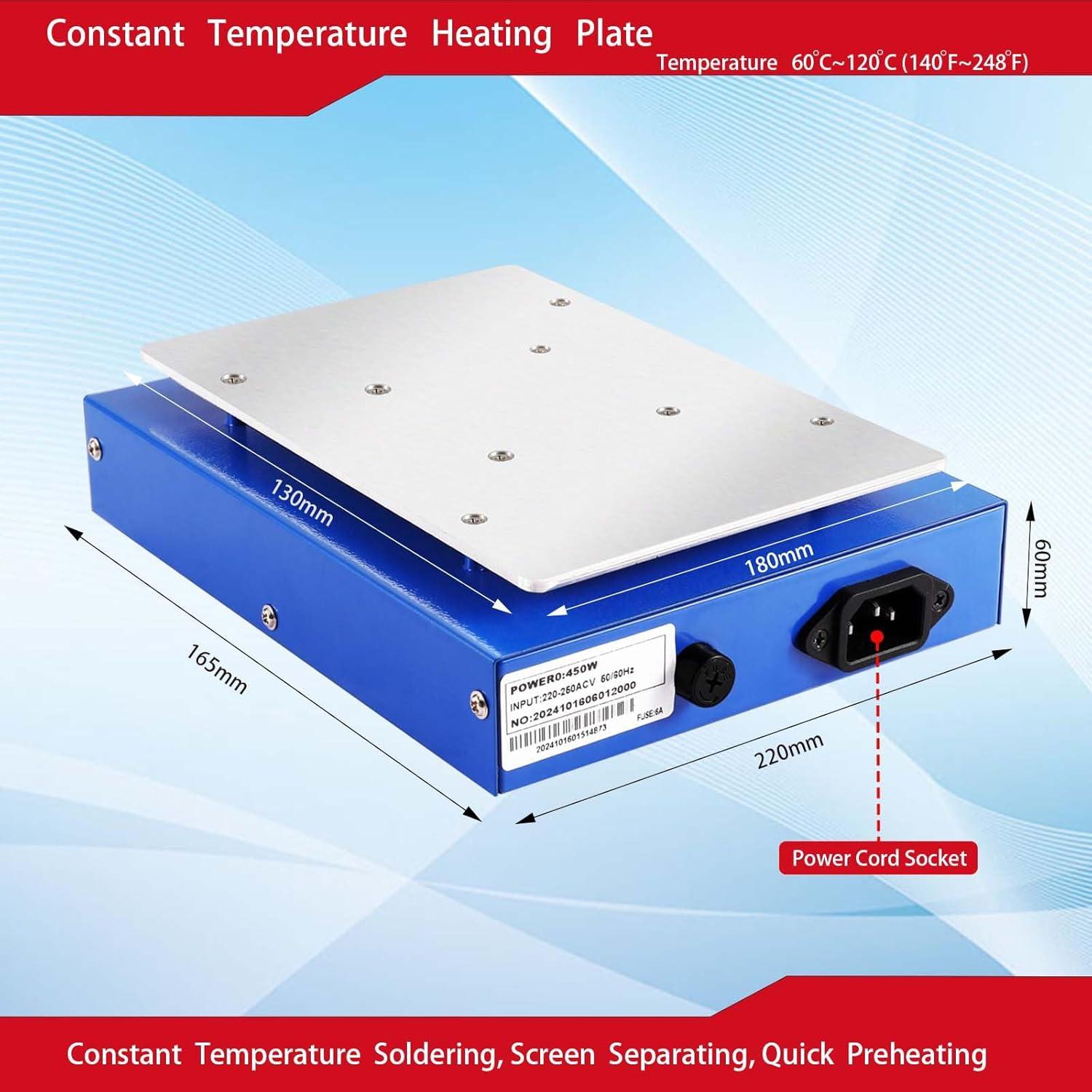 Estación de Soldadura 450W TXINLEI 918B Placa Caliente 7"
