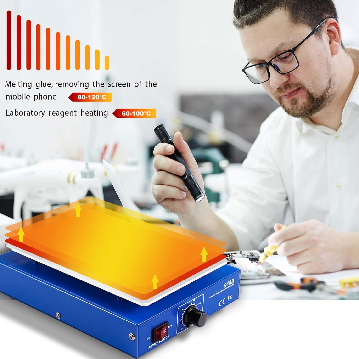 Estación de Soldadura 450W TXINLEI 918B Placa Caliente 7"