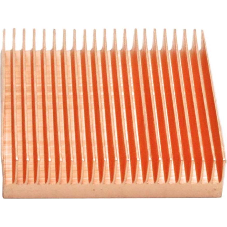 Disipador de Calor de Cobre Puro Cooltex 30x30x7mm 2 Pcs