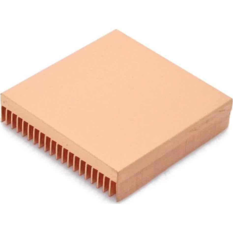 Disipador de Calor de Cobre Puro Cooltex 30x30x7mm 2 Pcs