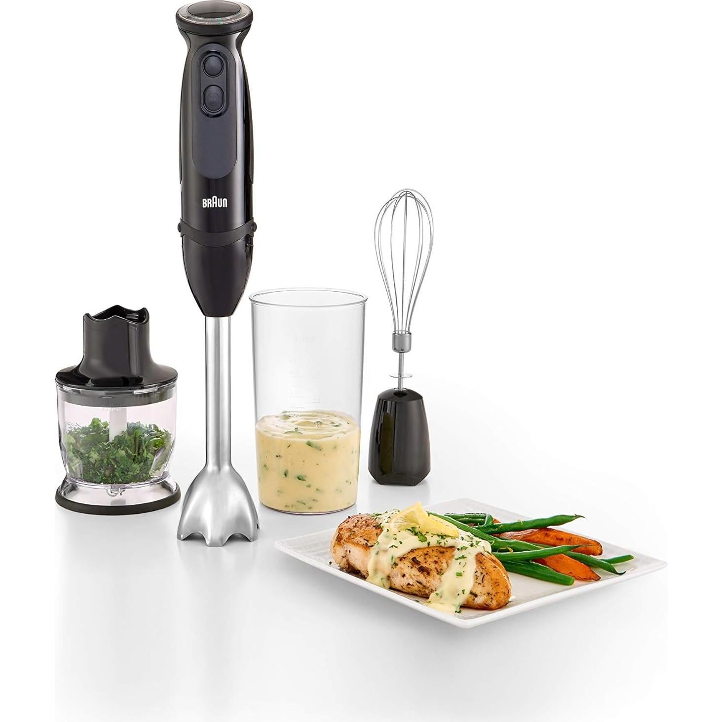 Batidora de Mano Braun MultiQuick 5 Vario 400W Negra