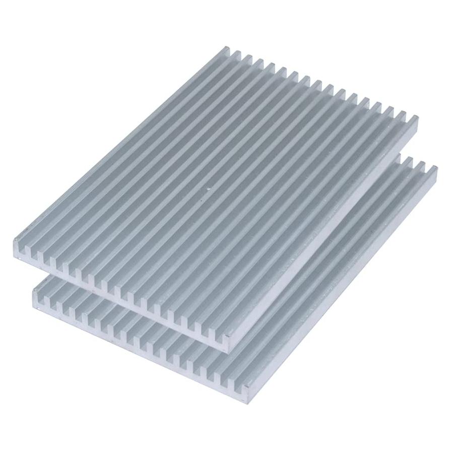 Disipador de Calor de Aluminio 100x61x5.5mm Jeteokar - 2 Piezas