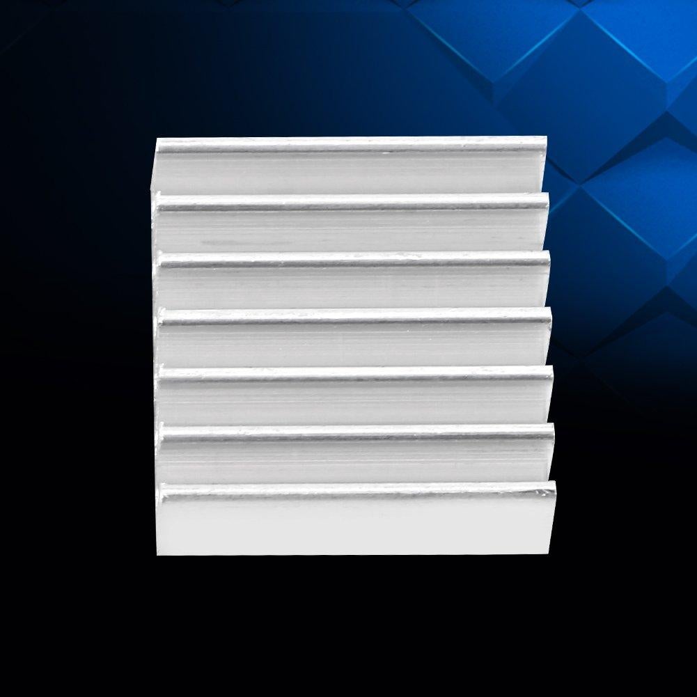 Disipador Térmico de Aluminio AUNMAS 14x14x6mm 12PCS Adhesivo