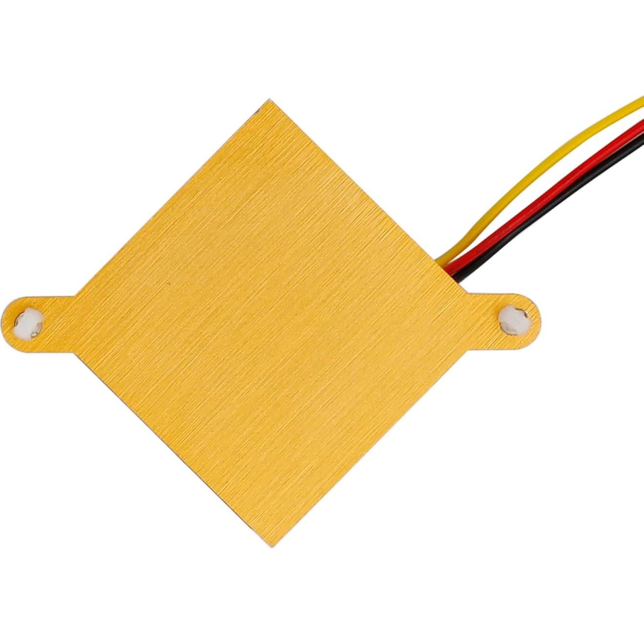 Aleta de Disipador de Aluminio con Ventilador 40mm 12V Gennel