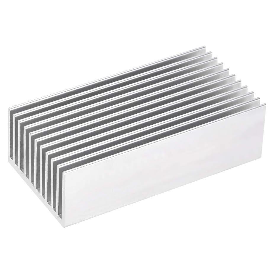 Disipador de Calor Uxcell 100x50x30mm Aluminio Plata