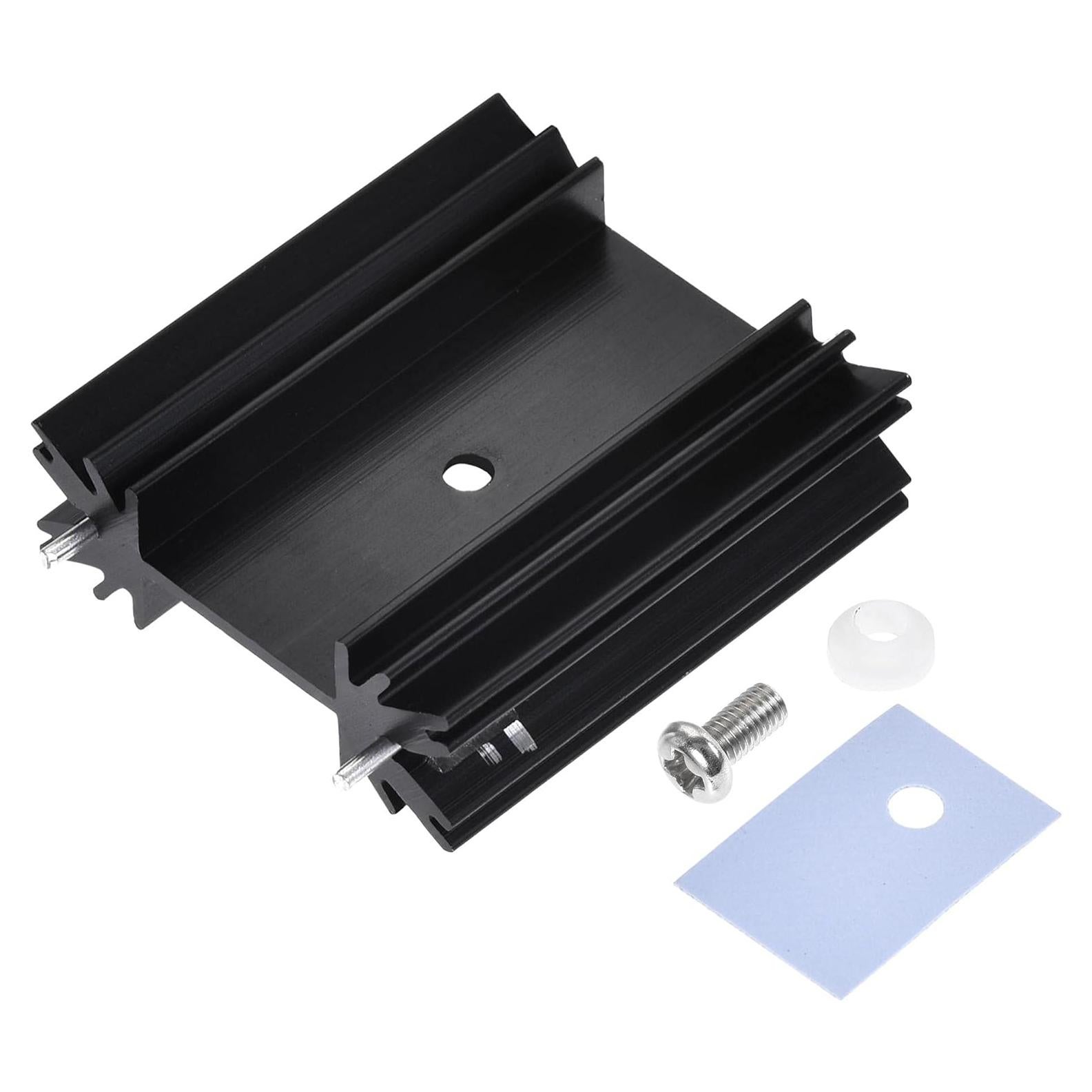 Disipador de Aluminio uxcell TO-220 25x34x12mm 10pcs