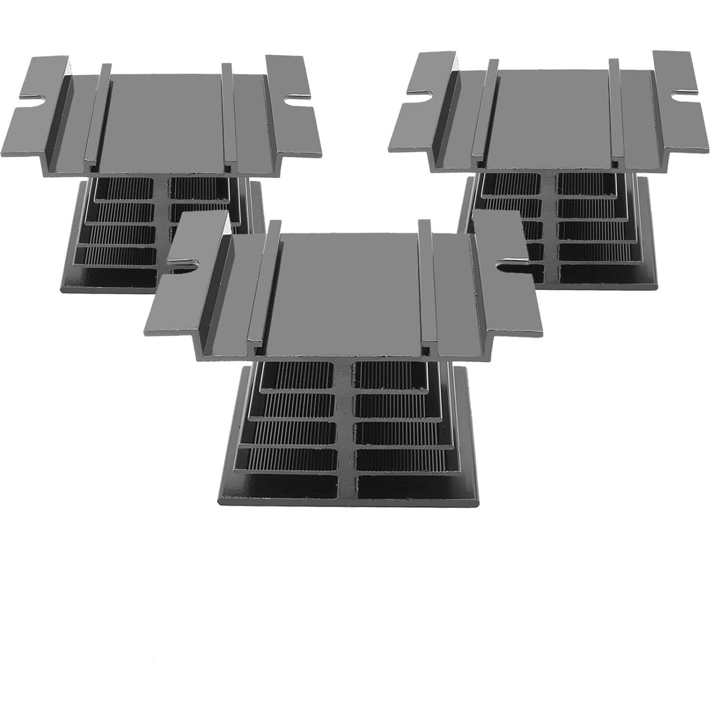 Disipador de Calor SSR Aluminio Aracombie 3PCS 10A-40A