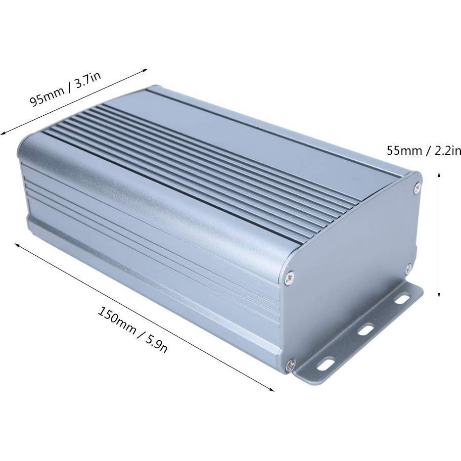 Caja de Enfriamiento de Aluminio Walfront 55x95x150mm DIY